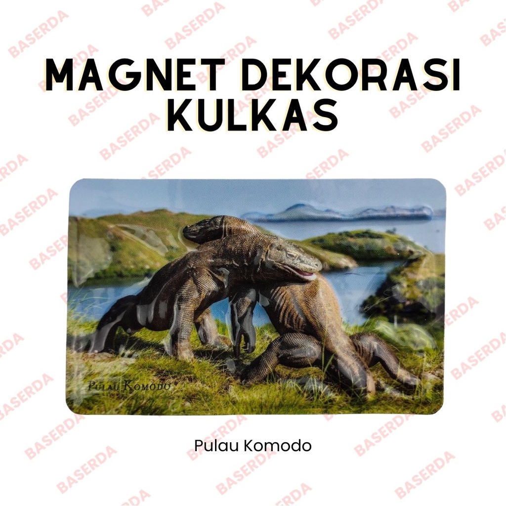 tempelan kulkas - magnet kulkas pemandangan murah surabaya - cocok untuk kado souvenir