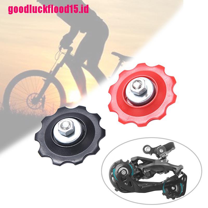 {LUCKID}10T Plastic Bike Bearing Jockey Wheel Rear Derailleur Pulleys