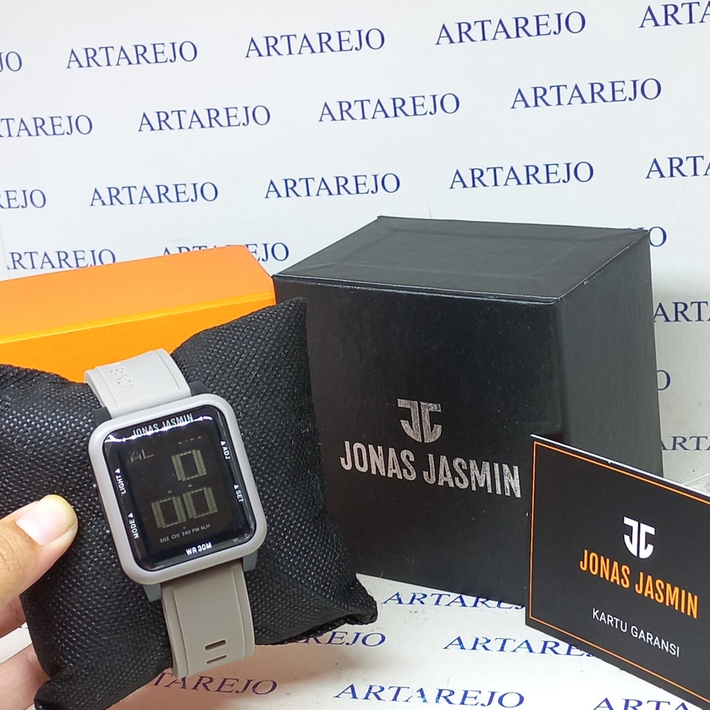 JAM TANGAN WANITA JONAS JASMIN DIGITAL COKLAT ORIGINAL