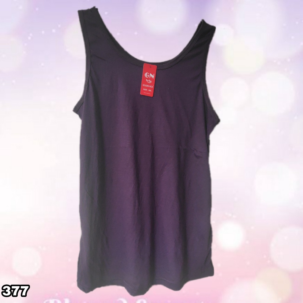 K377 - TANKTOP ATASAN WANITA TALI LEBAR GOLDEN NICK SIZE XL - XXL HARGA PER 1 PCS-7
