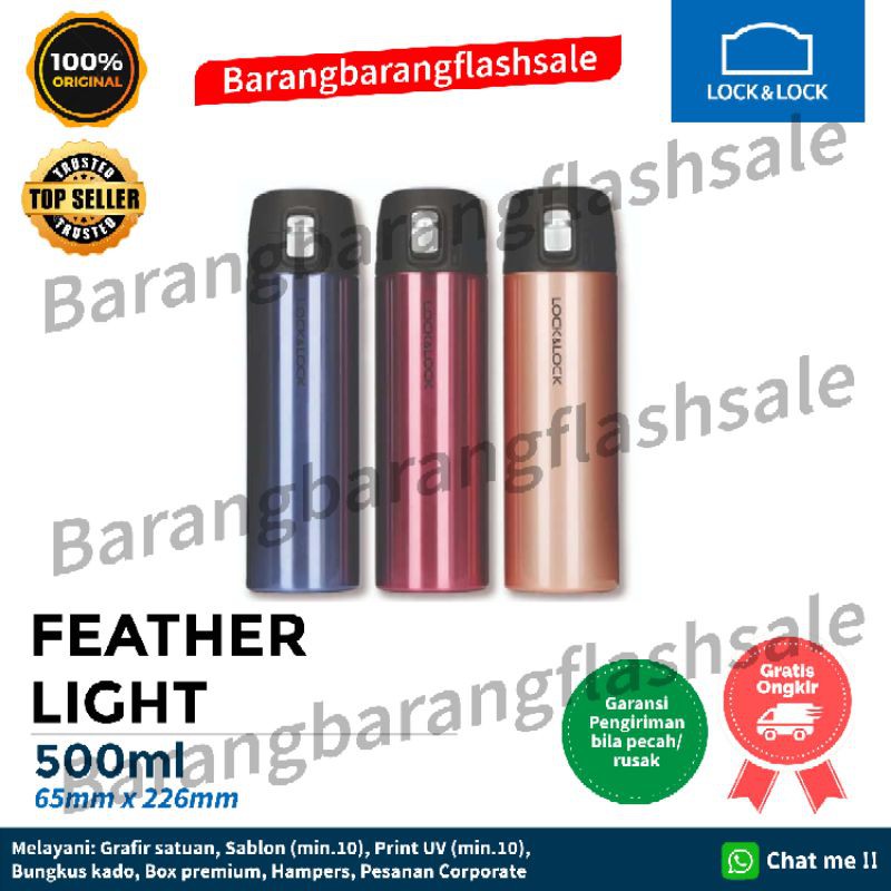 Lock n Lock New Feather Light Vacuum Tumbler 500ml