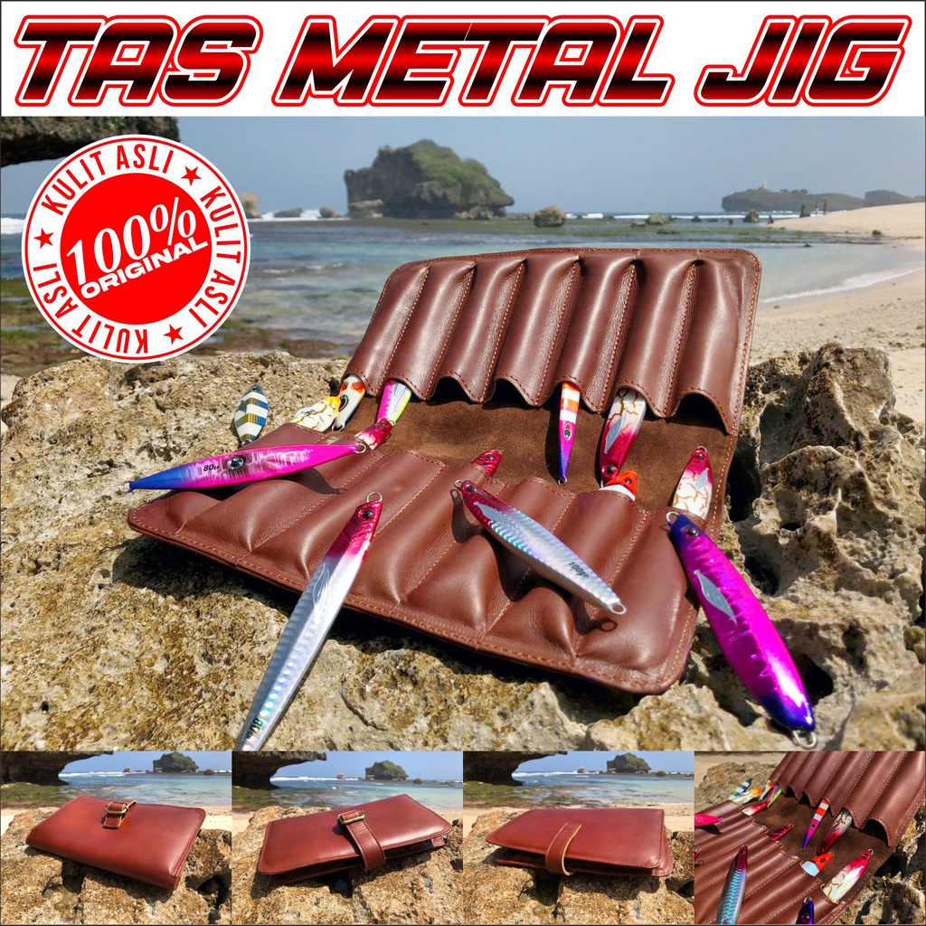 TAS METAL JIG 100% ORIGINAL KULIT ASLI