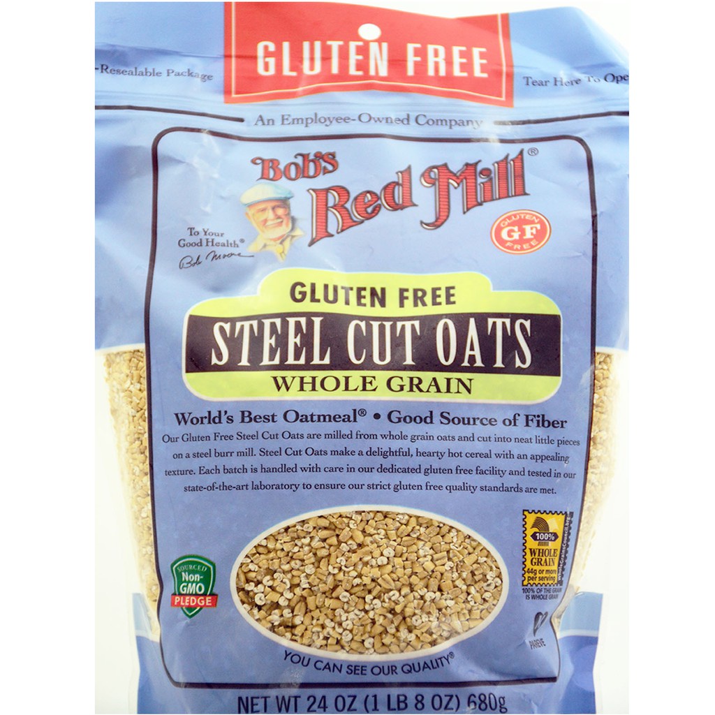 Bob's Red Mill, Gluten Free Steel Cut Oats, 24 oz (680 g)