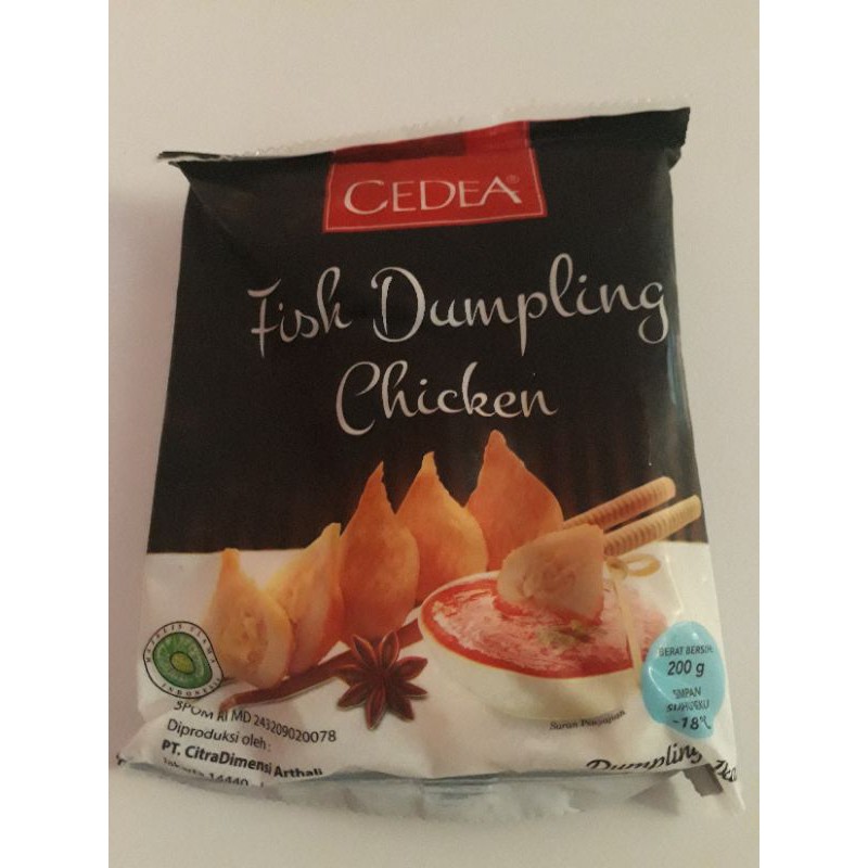 

Cedea fish dumpling chicken 200gr