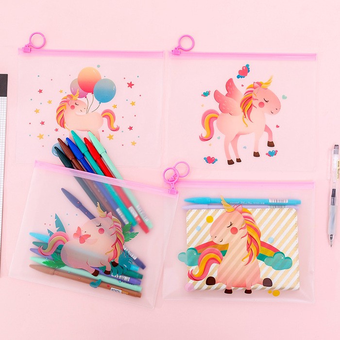 

Tempat Pensil / Zipper Bag Edisi Unicorn Lucu