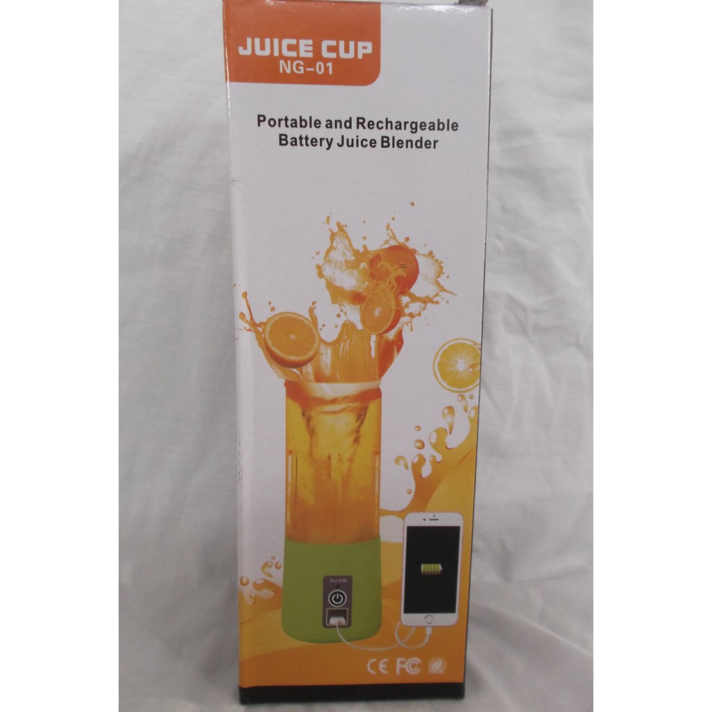 Juice Cup/Blender Portable &amp; Rechargeable Battery |Bisa Buat charge HP