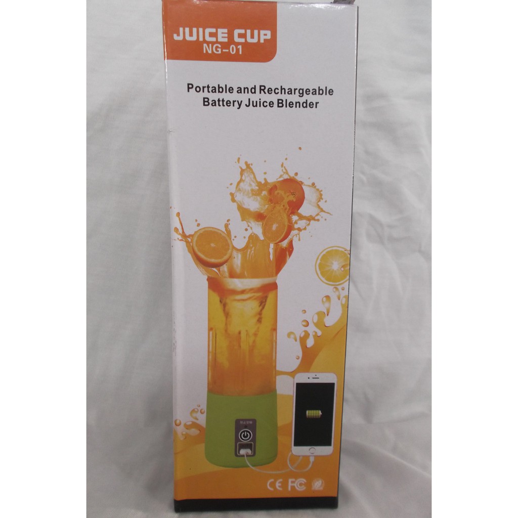 Juice Cup/Blender Portable &amp; Rechargeable Battery |Bisa Buat charge HP