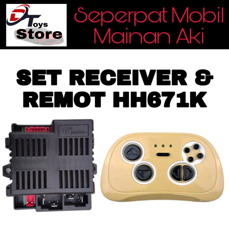 RECEIVER HH671 K 12 VOLT MOBIL MAINAN AKI HH 671 K WHEELER