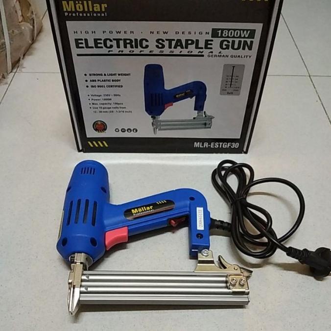 

Mesin Paku Tembak / Electric Staple Gun Mollar MLR-ESTGF30 --Termurah--