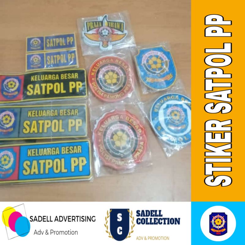 Stiker Satpol PP Motor Mobil Terbaru