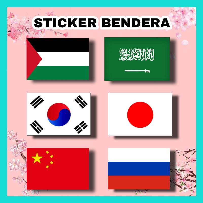 

STICKER BENDERA CUSTOM A5 A4