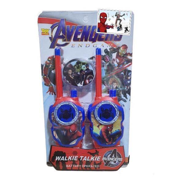 Promo Mainan Anak Walkie Talkie AVengers - Mainan Walkie Talkie Anak