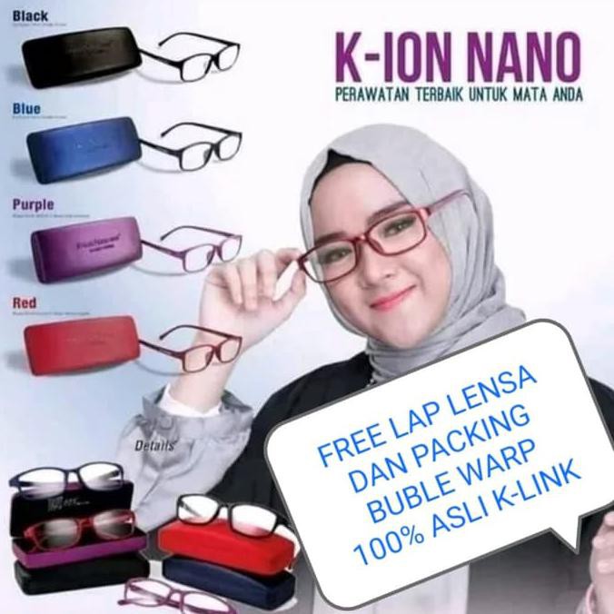 KACAMATA K ION NANO KACAMATA K ION NANO ORIGINAL KACAMATA TERAPI - HITAM