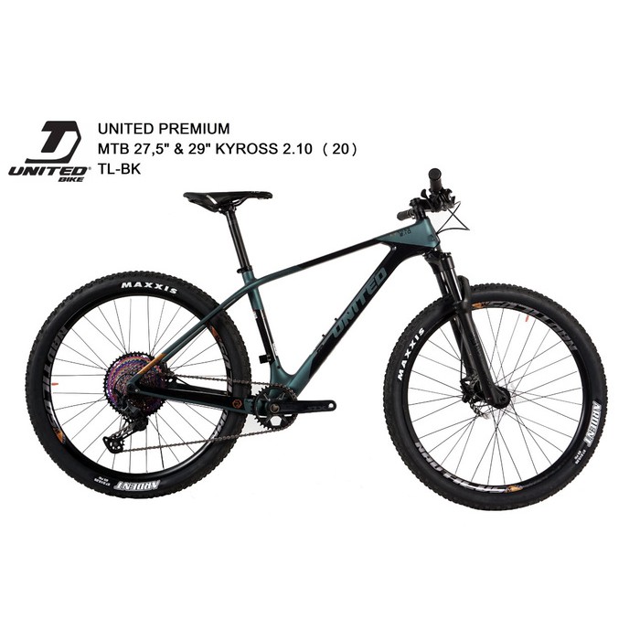Unik Sepeda Gunung MTB Carbon 27.5 United Kyross 2.10 Berkualitas