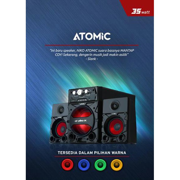Speaker Multimedia Active Niko Slank Atomic