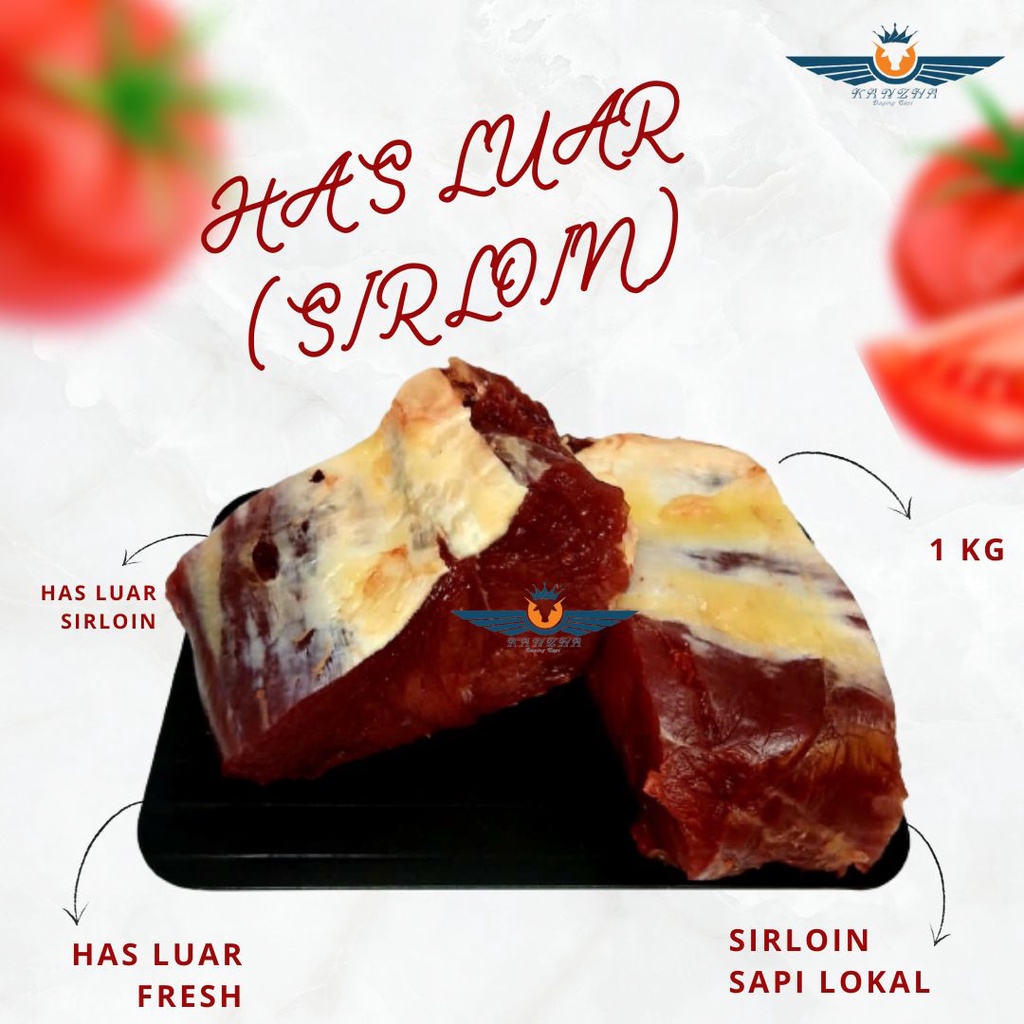 

DAGING SAPI LOKAL HAS LUAR/ SIRLOIN UNTUK STEAK