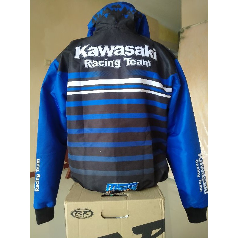 jaket kawasaki racing team printing