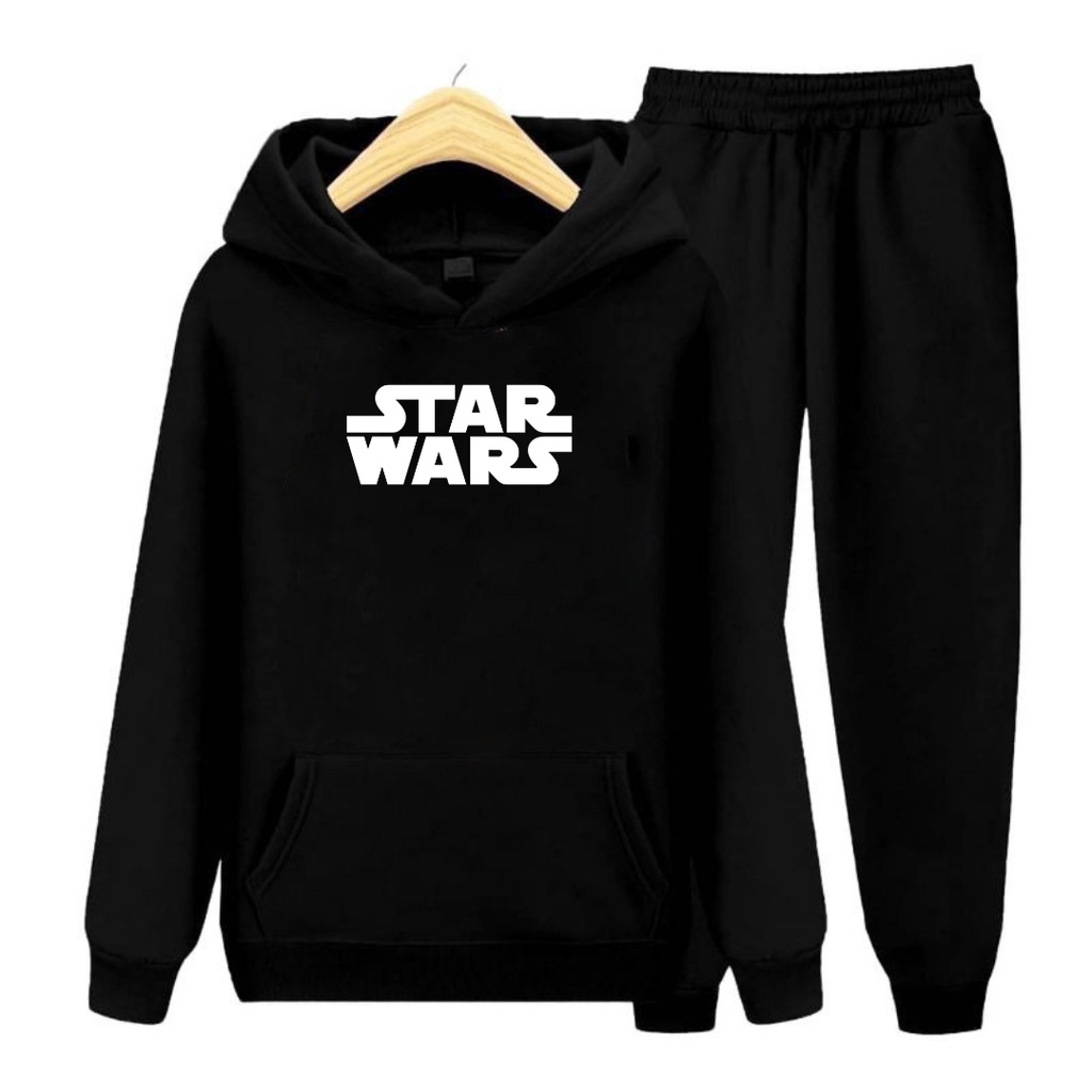 Setelan Sweater Anak Star Wars /Baju Sweater Hoodie Anak-Dewasa