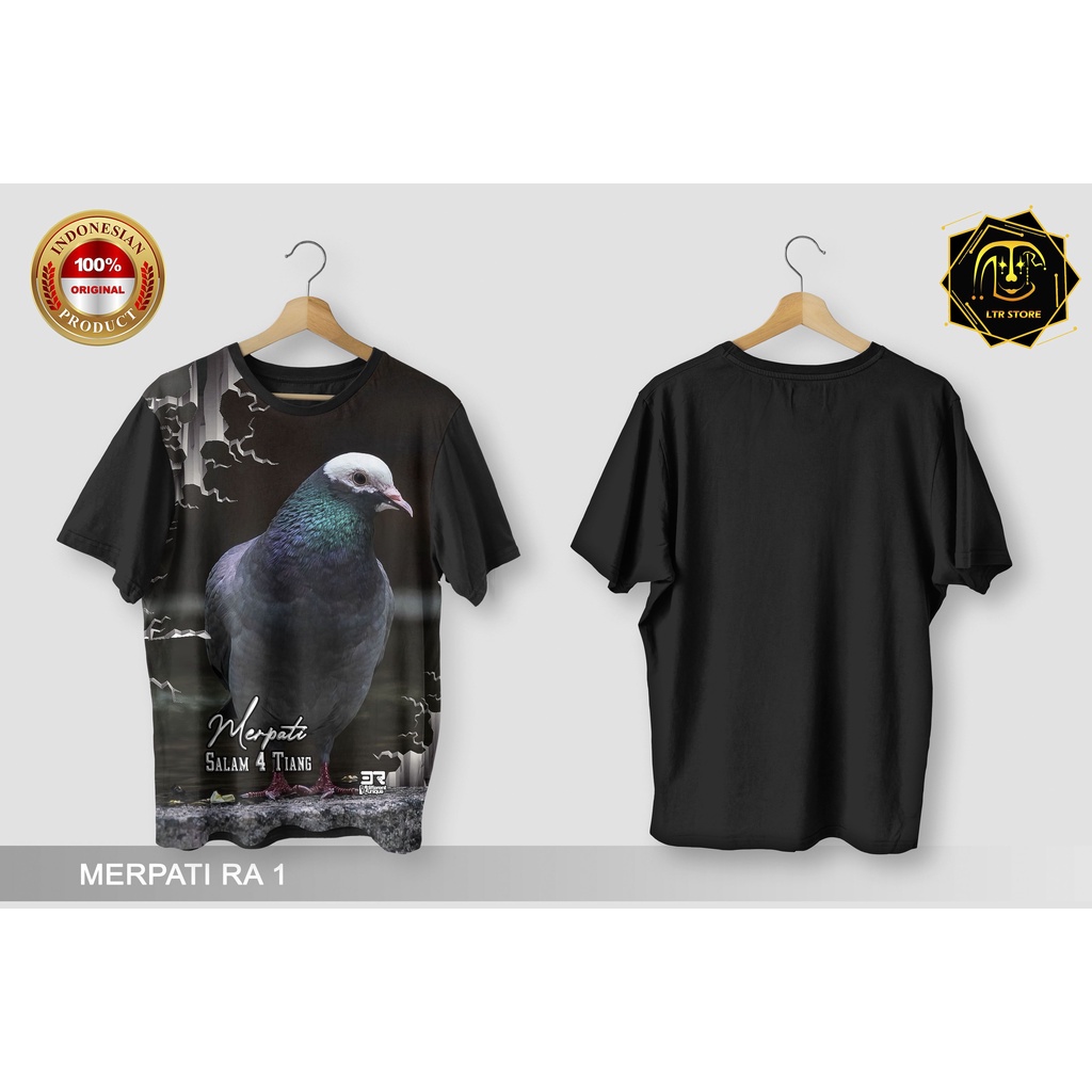 [ BAYAR DI TEMPAT ] BAJU PRINTING GAMBAR BURUNG MERPATI RA 1 - KAOS DISTRO ORIGINAL MOTIF HEWAN BINA