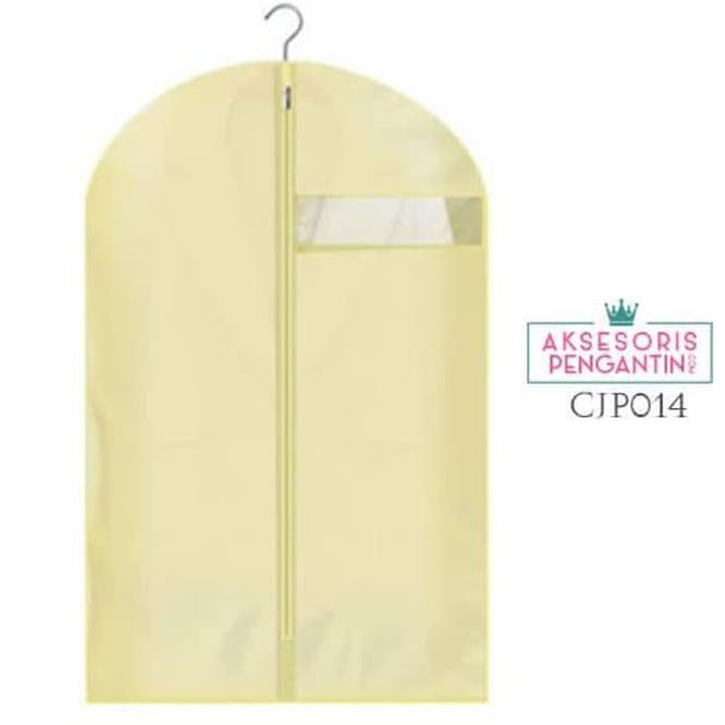 Sexy Cover Pelindung Baju Jaket/Coat/Jas Pesta Dr Debu Kotor Kuning-Cjp014