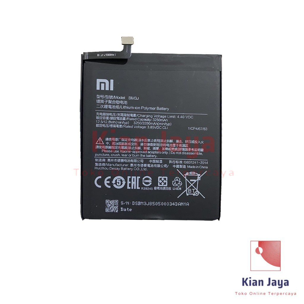 Baterai Xiaomi Mi 8 Lite / Mi 8x BM3J Original OEM Batre Batrai Battery Hp Xiao Mi BM 3J Ori