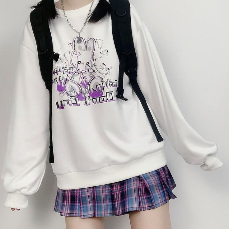 SWEATER WANITA OVERSIZE PLEASE DONT CRY PUFFY / PAKAIAN WANITA LUCU SIZE M TO XXL / CREWNECK WANITA CASUAL FLEECE TEBAL HALUS TERBARU'