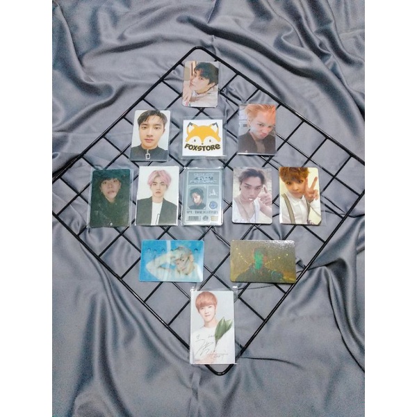 Photocard Official & Cashbee EXO || Baekhyun Chanyeol Lay Xiumin DO Kai Chen