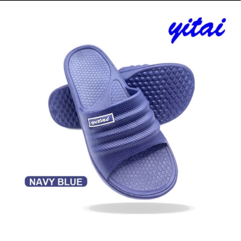 sandal slop yitai , remaja , dewasa , pria , no : 35/ 36/37/38/39/40/41/42/43/44 ada 4 warna , navy blue , biru , coklat , hitam