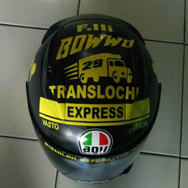 Sticker Cutting AGV Iannone full set murah