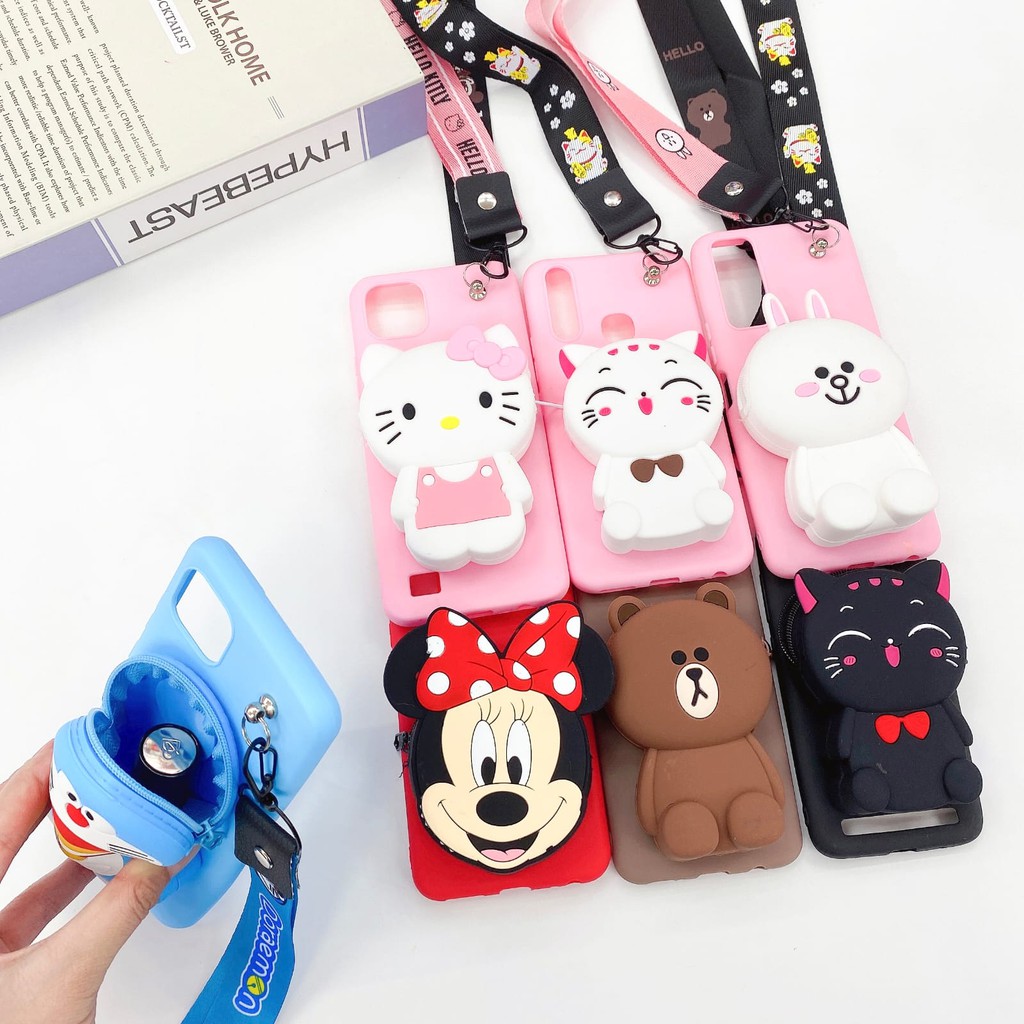 Case Disnie  Plus Dompet Dan Tali Samsung J2 Core ACC