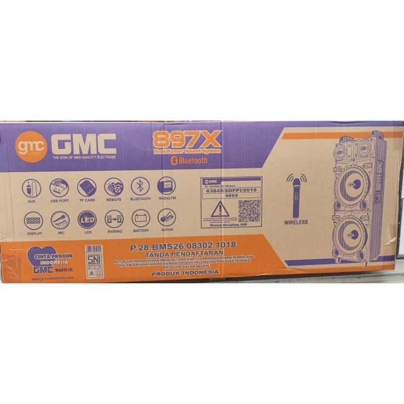 speaker aktif bluetooth gmc 897x