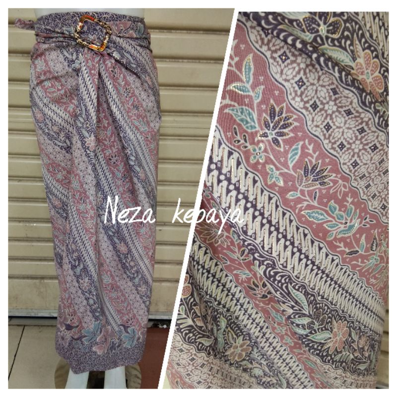 Realpict fashion wanita//Rok lilit batik//rok ikat//kain liliit//rok//rok instan//couple rok lilit dengan kemeja//by:neza kebaya