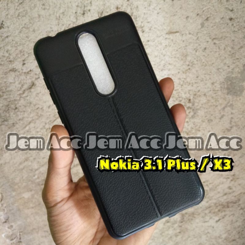 Case nokia 3.1 plus 3.1+ / x3 auto focus silikon soft case casing cover softcase