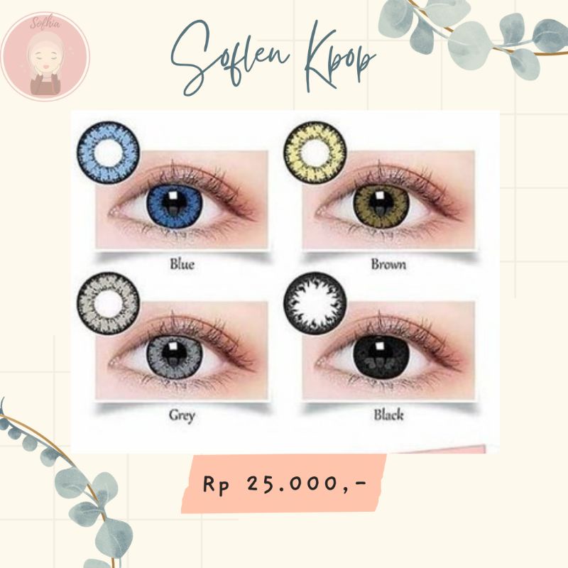 Soflen kpop/ soflen big eyes/ soflen murah/ soflen normal