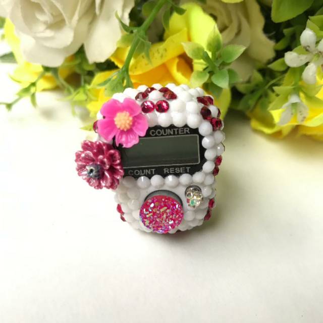 Tasbih digital swarovski alat hitung dzikir tasbih cantik tasbih blinkblink umroh dan haji