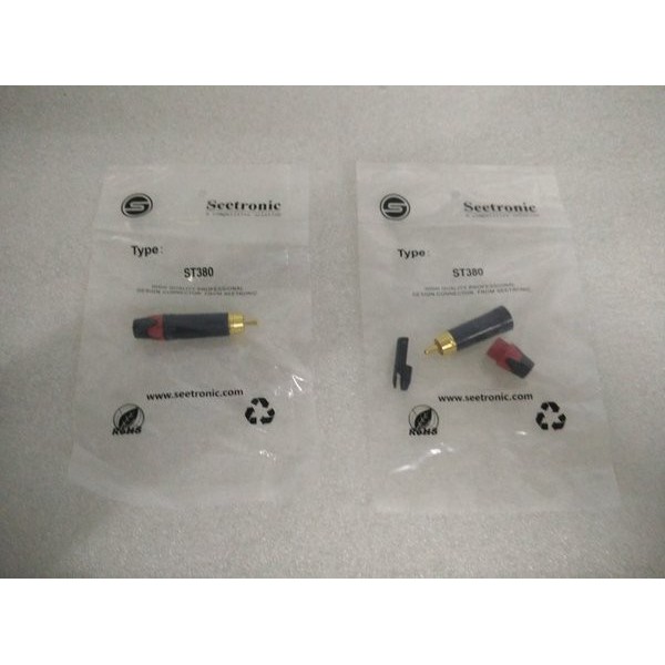 Jack Seetronic Jack RCA Seetronic ST 380 (SEPASANG)