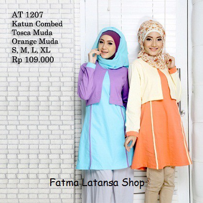 Atasan kaos/Rahnem AT 1207 /tunik wanita