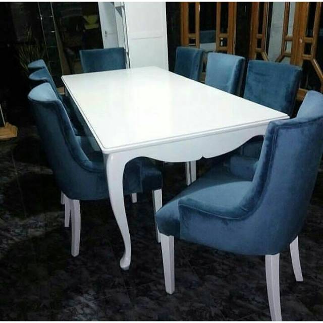 PROMO  Set meja makan 8 kursi online jepara