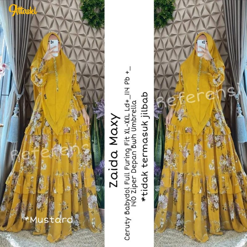 zaida maxy. dress aja. by attaski