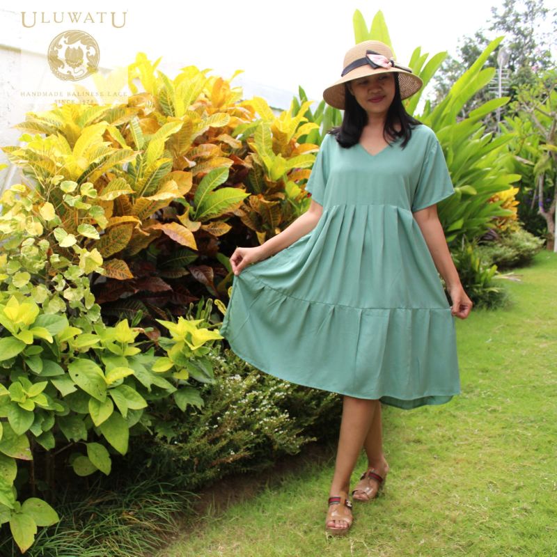 dress bali V-neck kekinian