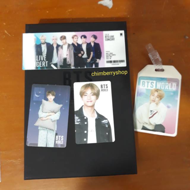 PHOTOCARD OFFICIAL PC BTS WORLD OST SOUNDTRACK