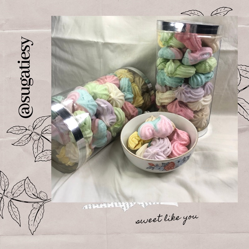 

Maringue Cookies ColourFull (Read deskripsi)