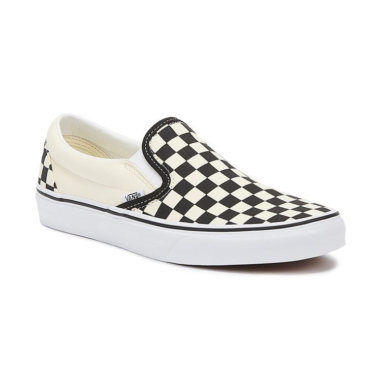 checkered canvas vans