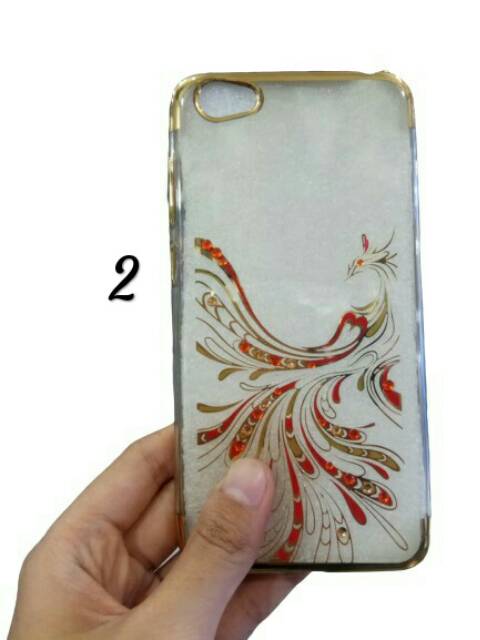 Softcase shinning chrom phoenix vivo Y55