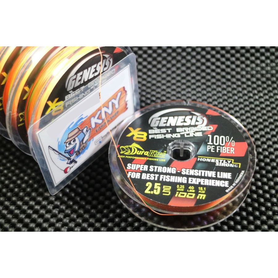 Benang Pancing Duraking Genesis PE 2.5 / 18.1kg senar mancing IDOLA