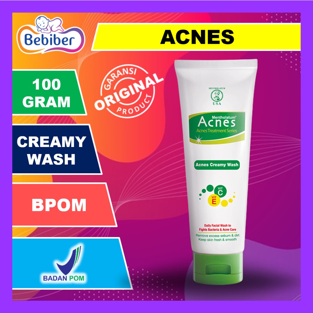 Jual Acnes Creamy Wash Gr Acnes Treatment Series Shopee Indonesia