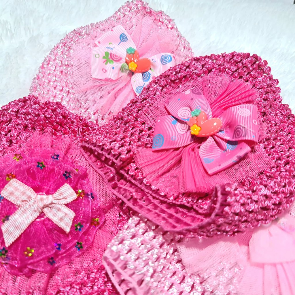 Turban Bayi 0-6 Bulan, Model Rajut Kupluk , Baby Keyla