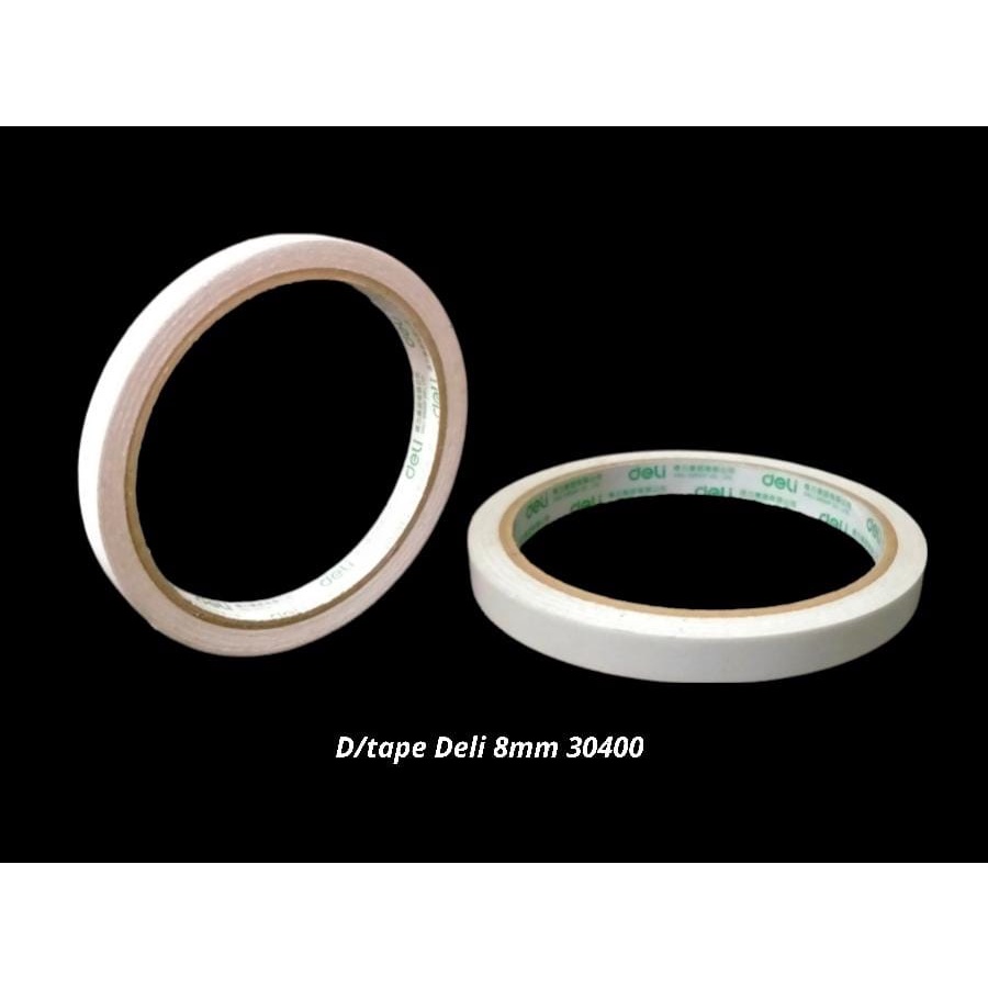 

SOLASI DOUBLE TAPE 9 MM X 10 YARD DELI DOBEL TIP BAGUS