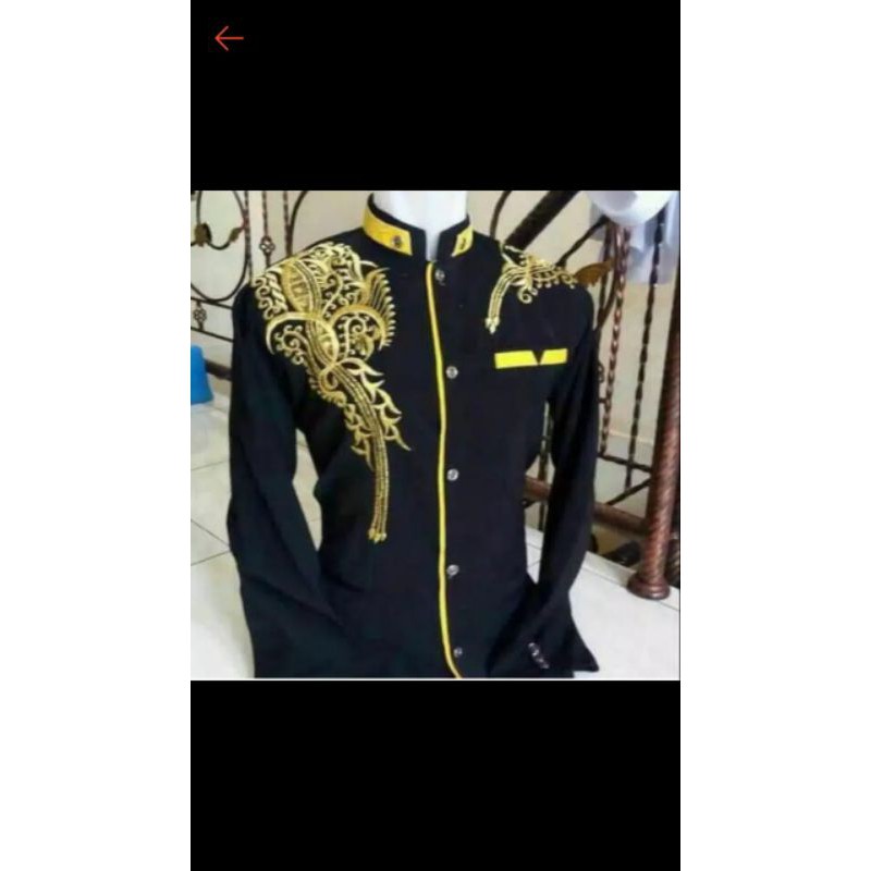 JASKO HITAM BORDIR TEBAL HALUS