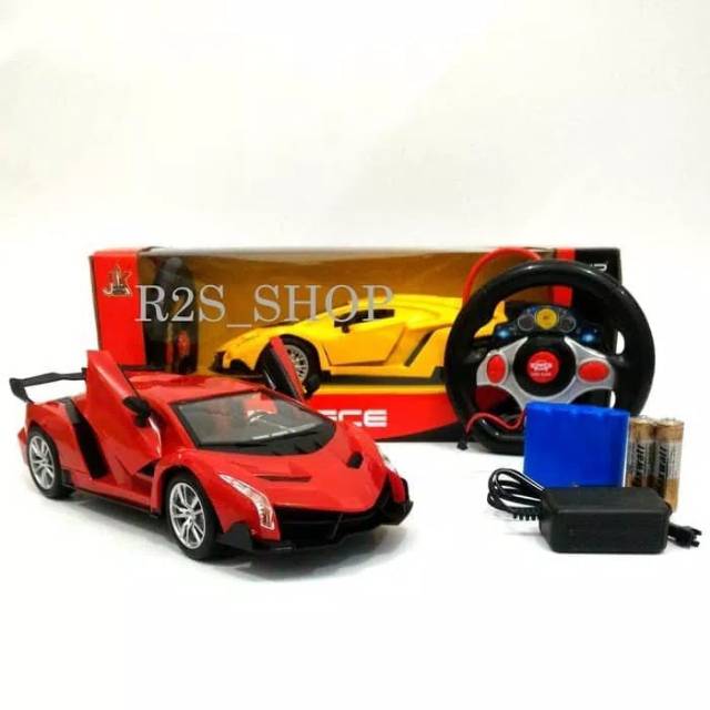 Mainan Mobil Rc Lamborghini Skala 1:16 Buka Pintu Keren